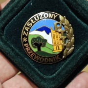 Odznaka Zasłużony Przewodnik PTTK - :piekna