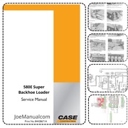 CASE 580E SUPER Service Manual Instrukcja serwisowa naprawcza