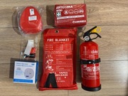 Zestaw bezpieczeństwa do domu – gaśnica, czujnik czadu, apteczka