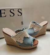 GUESS koturny espadryle jeans roz 41