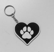 Breloczek do kluczy serce 