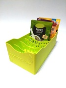 POJEMNIK NA PRZYPRAWY 25CM ORGANIZER PRZYPRAWNIK Z PRZEGRODAMI NA TOREBKI