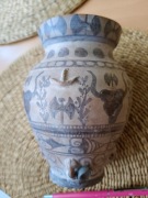 Wazon amfora Grecja muzeum Piękny pieczęć