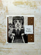 Kartka Gothic gotycka urodzinowa