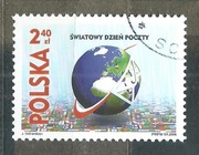 4120 Światowy Dzień Poczty -kasowany