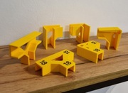 Uchwyt Ścisk Stolarski T L MAX do płyt 16mm/18mm/22mm z wydruku 3D BLUM