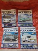 Czasopisma 4 sztuki kolekcja samochód policyjnych 2021rok