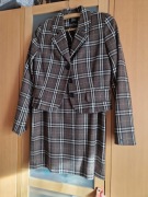 SIMPLE welniany kostium 36-38 (zakiet 38, spodnica 34)