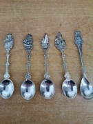 Zestaw ozdobnych łyżeczek – kolekcjonerskie, motyw marynistyczny