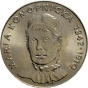 Polska, 20 złotych, Maria Konopnicka, 1978