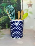 Pojemnik ceramiczny oslona na łyżki,lód 1,5L Bolesławiec