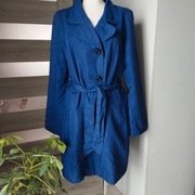 Granatowy trencz Vero Moda L – elegancki płaszcz na wiosnę