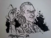 Oryginalny rysunek JOKER - Hubert Ronek