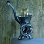 Lampa biurkowa unikat.  Loft, vintage, industrial.