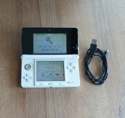 Japoński Nintendo 3DS biały przerobiony CFW Luma region swap