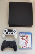 PlayStation 4 Slim 1Tb 2xPad bezprzewodowy i Gra NBA 2K21