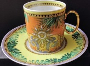 FILIŻANKA ROSENTHAL VERSACE JUNGLE ANIMALIER Z PODSTAWKIEM - NOWA