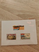 Kartka ze znaczkami pocztowymi. Vietnam 