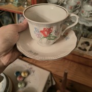 Zestaw porcelany z Wałbrzycha PRL