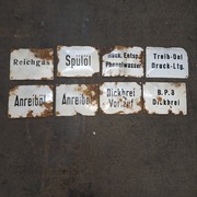 Stare Niemieckie tabliczki informacyjne