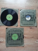 Płyty winylowe szelakowe Columbia