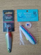 Dwie wahadłówki Rhino i Mc Omie's Lures