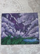 obraz Fioletowa Burza