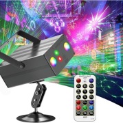 Projektor laserowy LED ŚWIATŁA SCENICZNE Dyskoteka Impreza Prezent 60