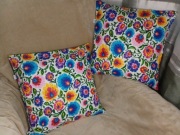 Komplet 2szt poszewki 40x40cm na zakładkę szyte własnoręcznie / bawełna