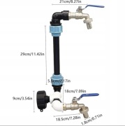Podwójny kran do mauzera, zestaw do montażu, nieużywany
