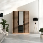 Szafa otwierana z lamelami 150cm BALI LUX D3 