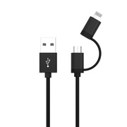 Kabel 2w1 Micro-USB/Lightning do iPhone iPad iPod | Ansmann