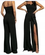 Kombinezon damski  Amisu czarny rozm. S/36