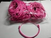 bransoletka sznurkowa/baza bransoletki różowa
