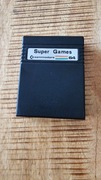 ORYGINALNY kartridż SUPER GAMES 3 GRY Commodore 64  RETRO '1988