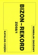 Katalog części Bizon Rekord Z 058