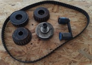 Koło pasowe zębate zestaw 24h100