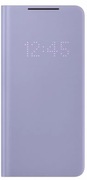 ETUI Z KLAPKĄ ORYGINALNE POKROWIEC LED SAMSUNG GALAXY S21+ PLUS FIOLETOWY