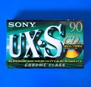 Kaseta magnetofonowa SONY UX-S 90 chrome class, nowa, w folii
