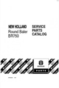 Katalog części Prasa NEW HOLLAND BR 750