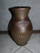 Dzban-np. do ogrodu-wys. 40 cm, z wyduszanym wzorem