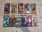 MEGA ZESTAW - KARTY POKEMON ORYGINALNE BOOSTERY