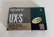 Kaseta magnetofonowa SONY UX-S 90 zafoliowana