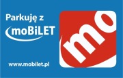 karta parkingowa MoBiLET laminat na kokpit lub do klipsów na szybę ~8x12cm