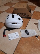 Inteligentny kask rowerowy iOxy rozmiar 54-58 biały