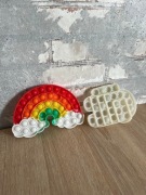 Zabawki antystresowe sensoryczne pop-it - tęcza, Among Us, jednorożec