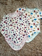 Body niemowlęce w misie i biedronki frotte