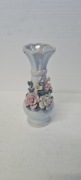 Wazon Porcelana PRL Kwiaty