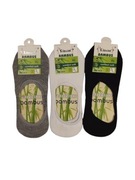 3x Skarpety Damskie Stopki Niskie-Baleriny z Silikonem na Piętach 