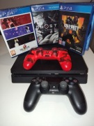 PS4 Slim 1TB 2 pady stan bdb
